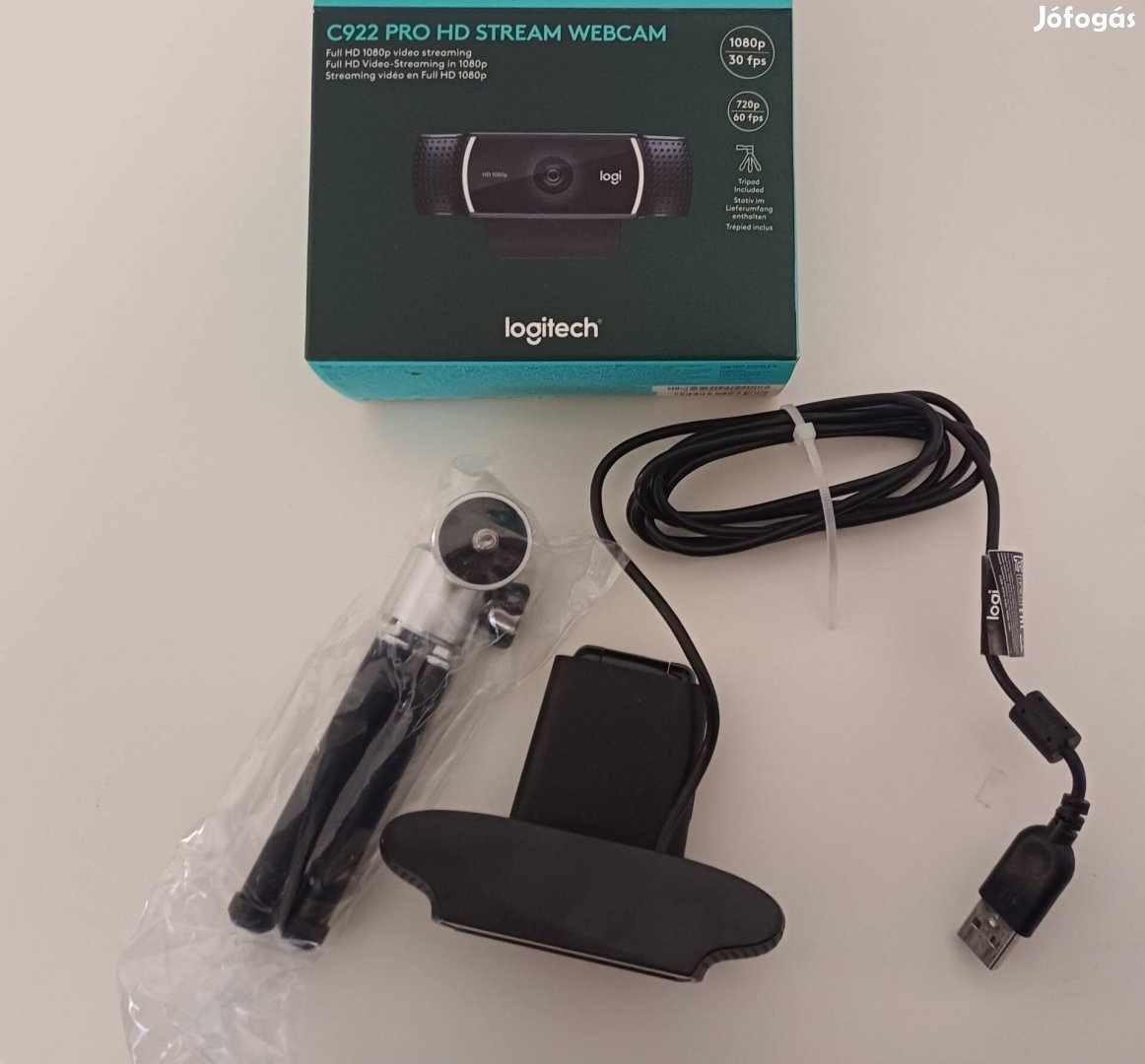 Logitech C922 Pro Stream 1080p webkamera