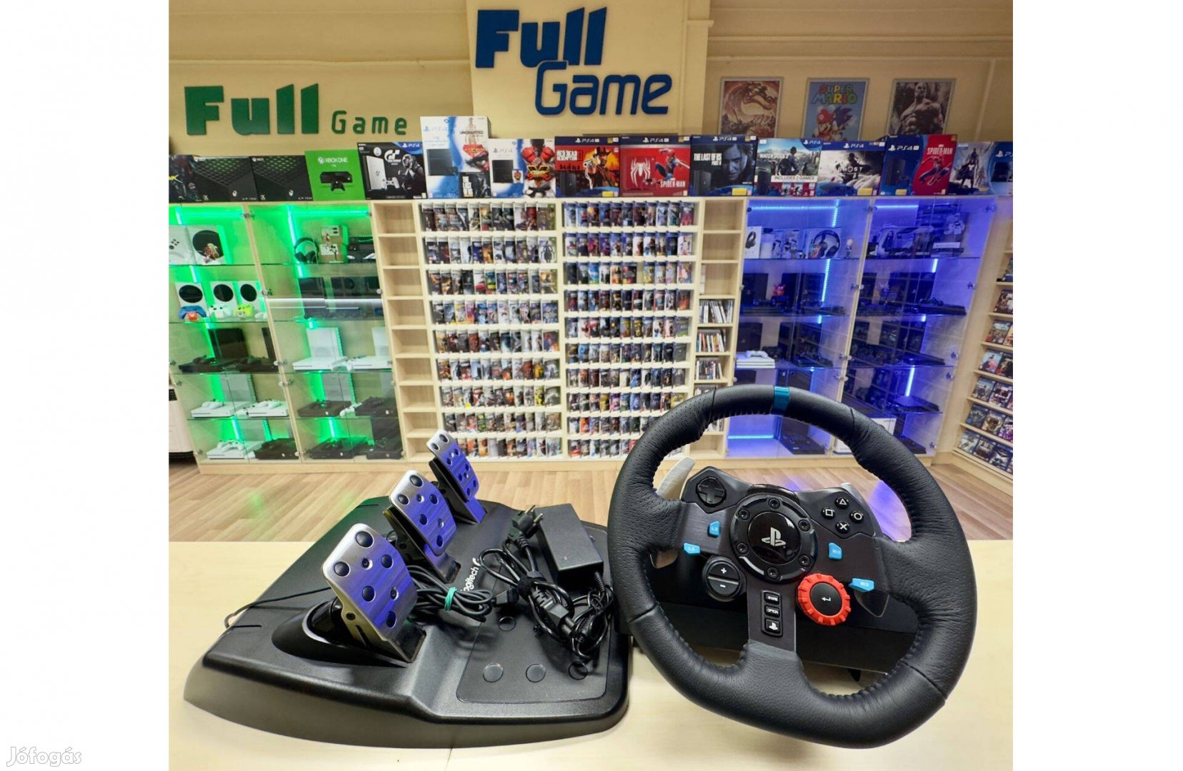 Logitech G29 Kormány PS4 PS5 PC garanciával videojáték boltból