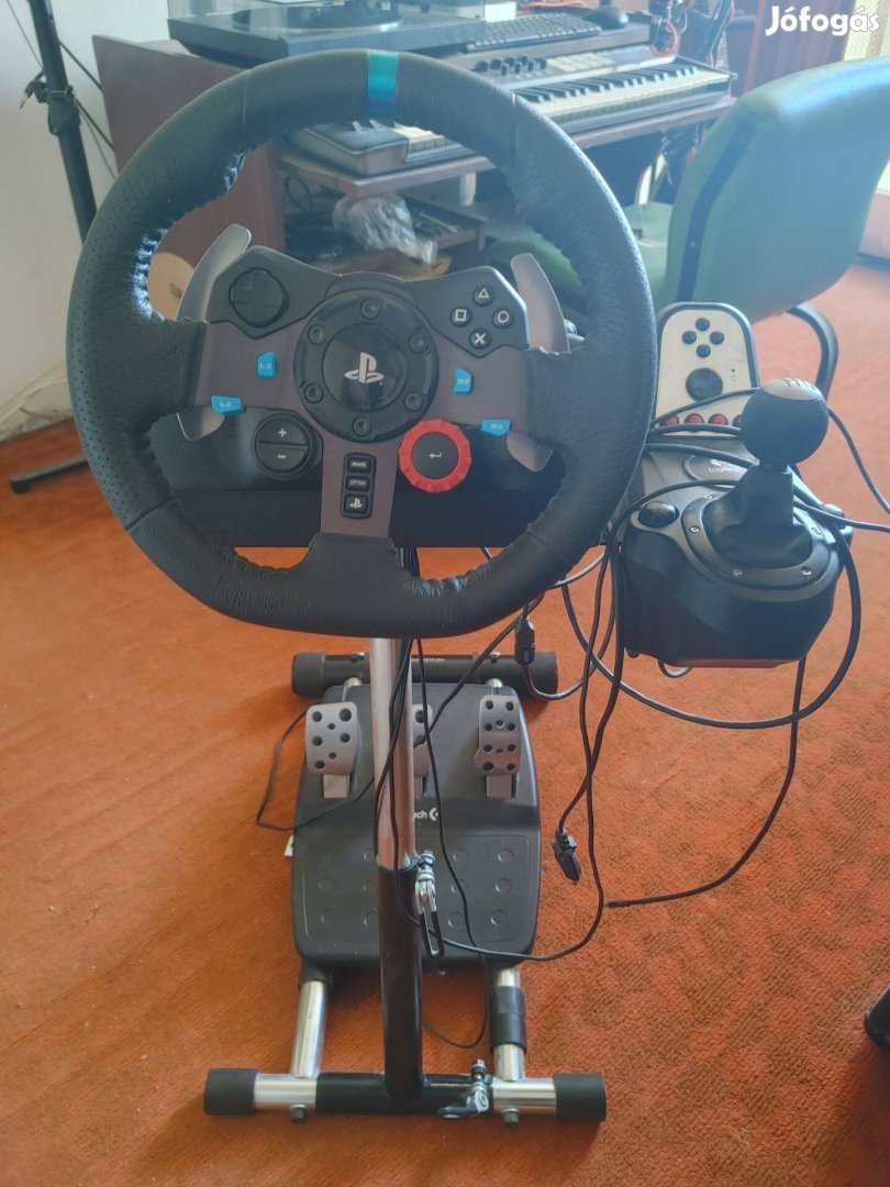 Logitech G29+váltó+wheel stand pro állvány