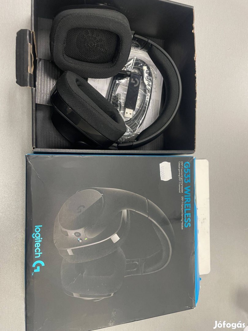 Logitech G533 fejhallgató újszerű 6hó jótállás!