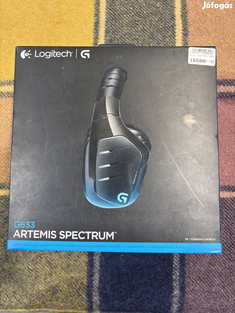 Logitech G633 fejhallgató