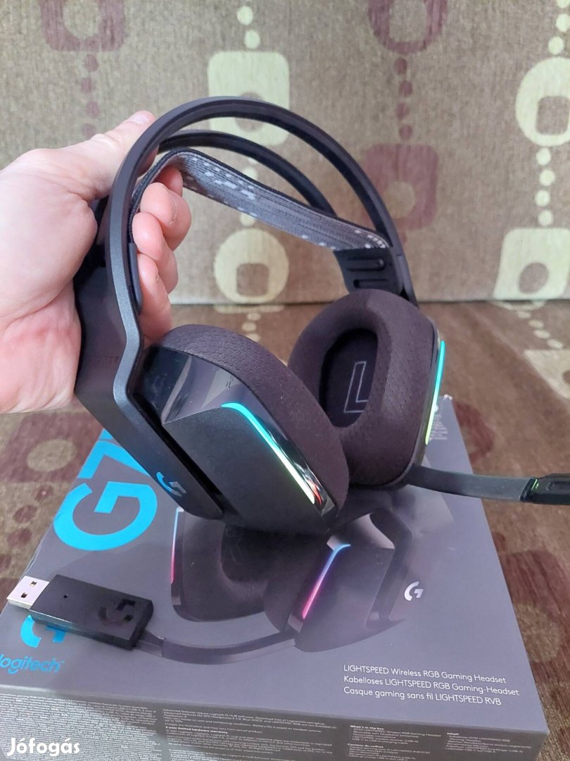 Logitech G733 vezeték nélküli fejhallgató