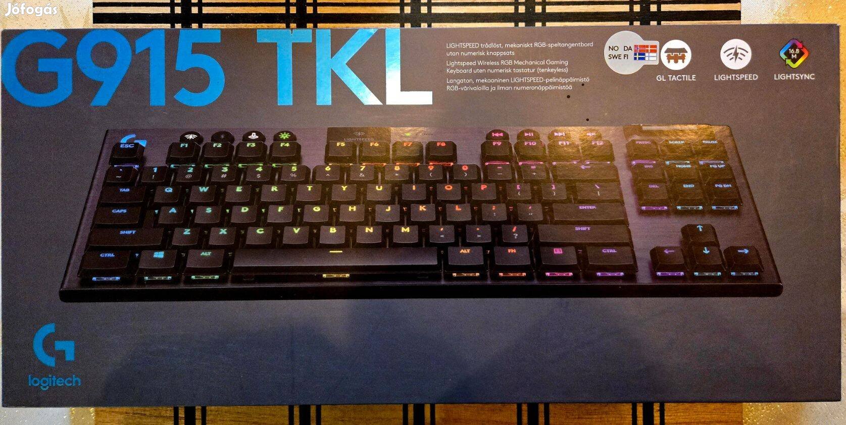 Logitech G915 Tkl ( Eu ) / Új / Számla + Garancia