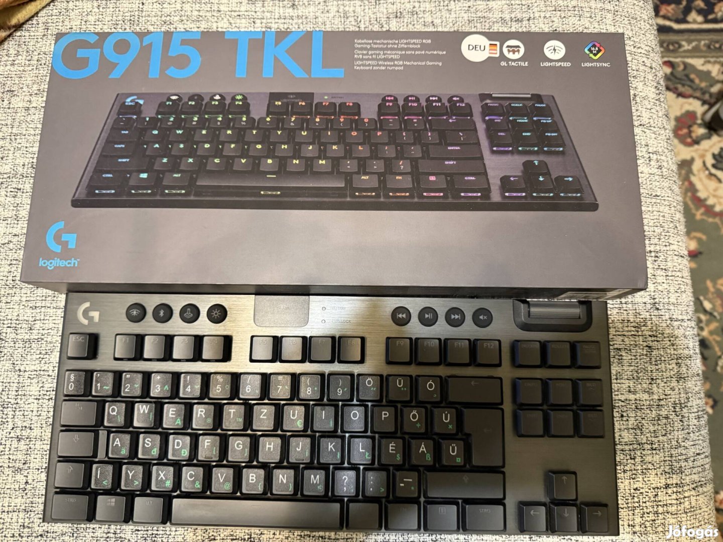 Logitech G915 mechanikus billentyűzet