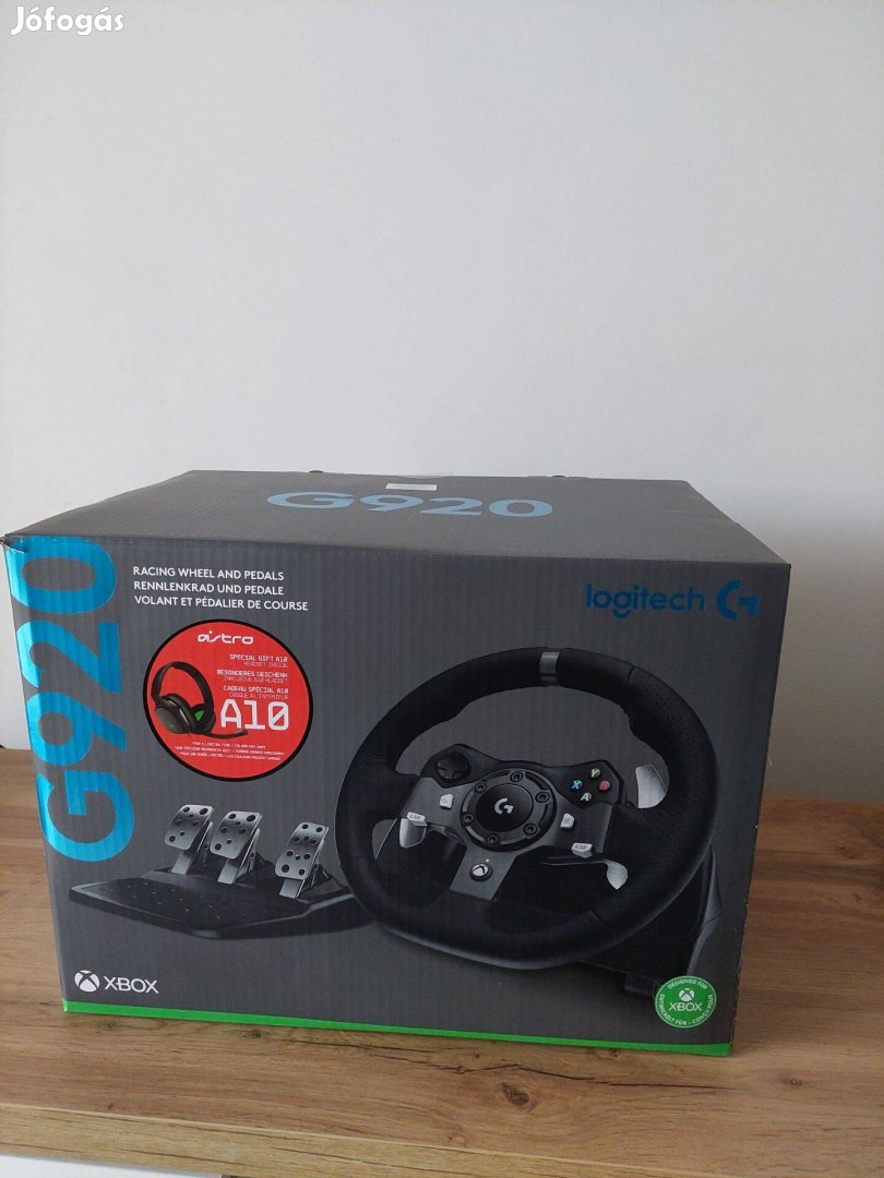 Logitech G920 Driving Force PC/Xbox kormány + Astro A10 headset csomag