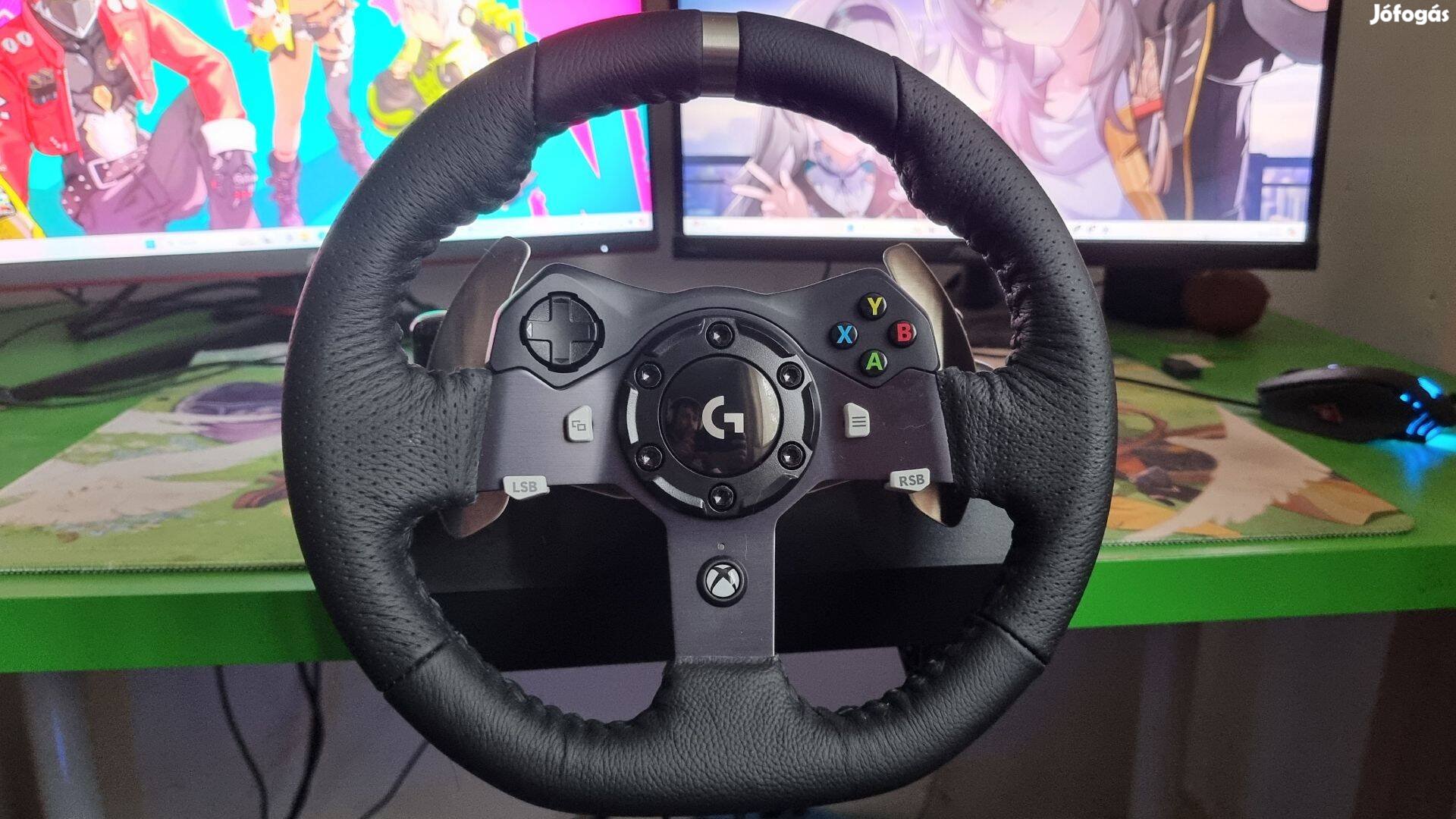 Logitech G920 kormány, pedál, váltó