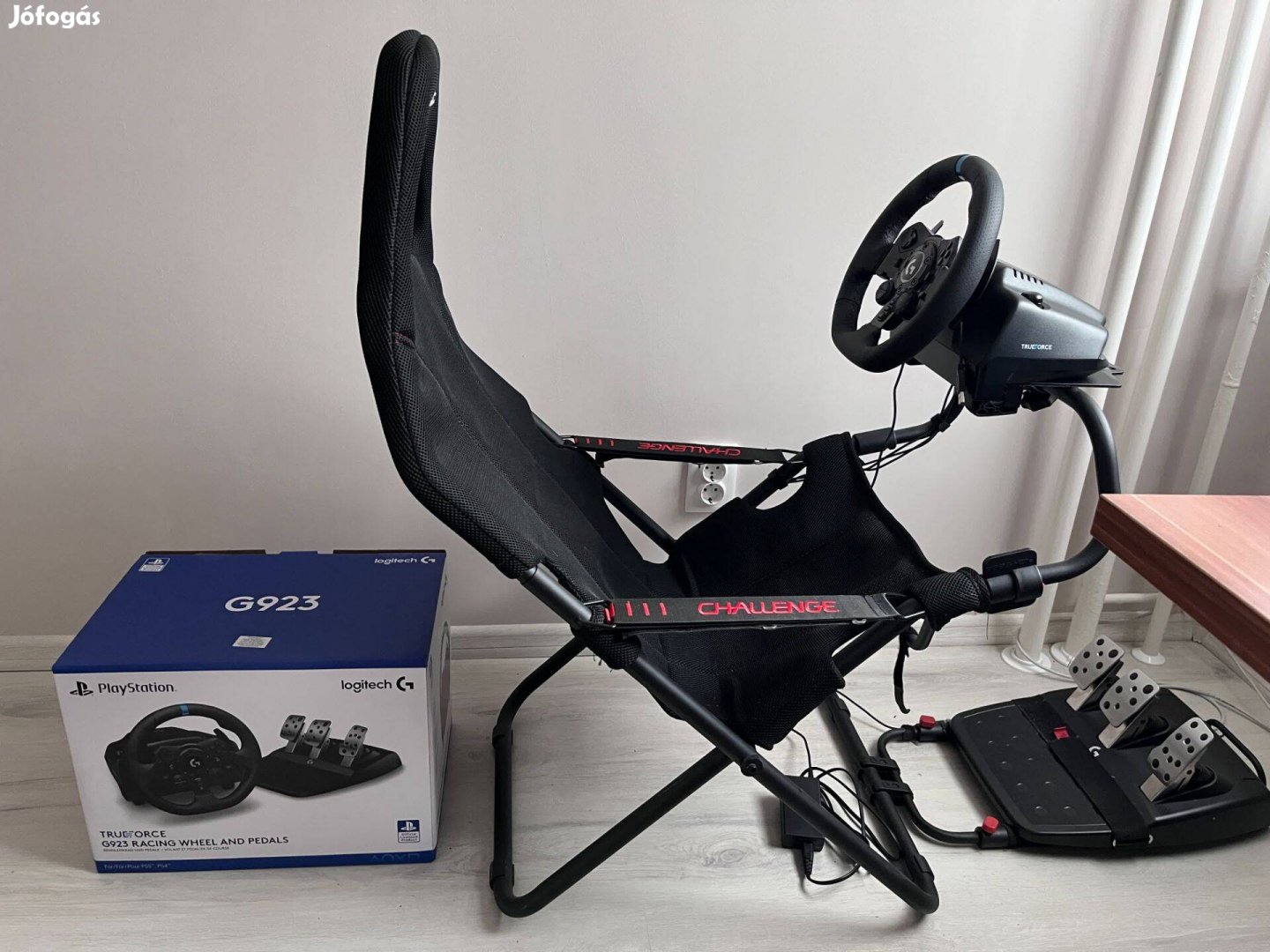 Logitech G923 kormány + Playseat