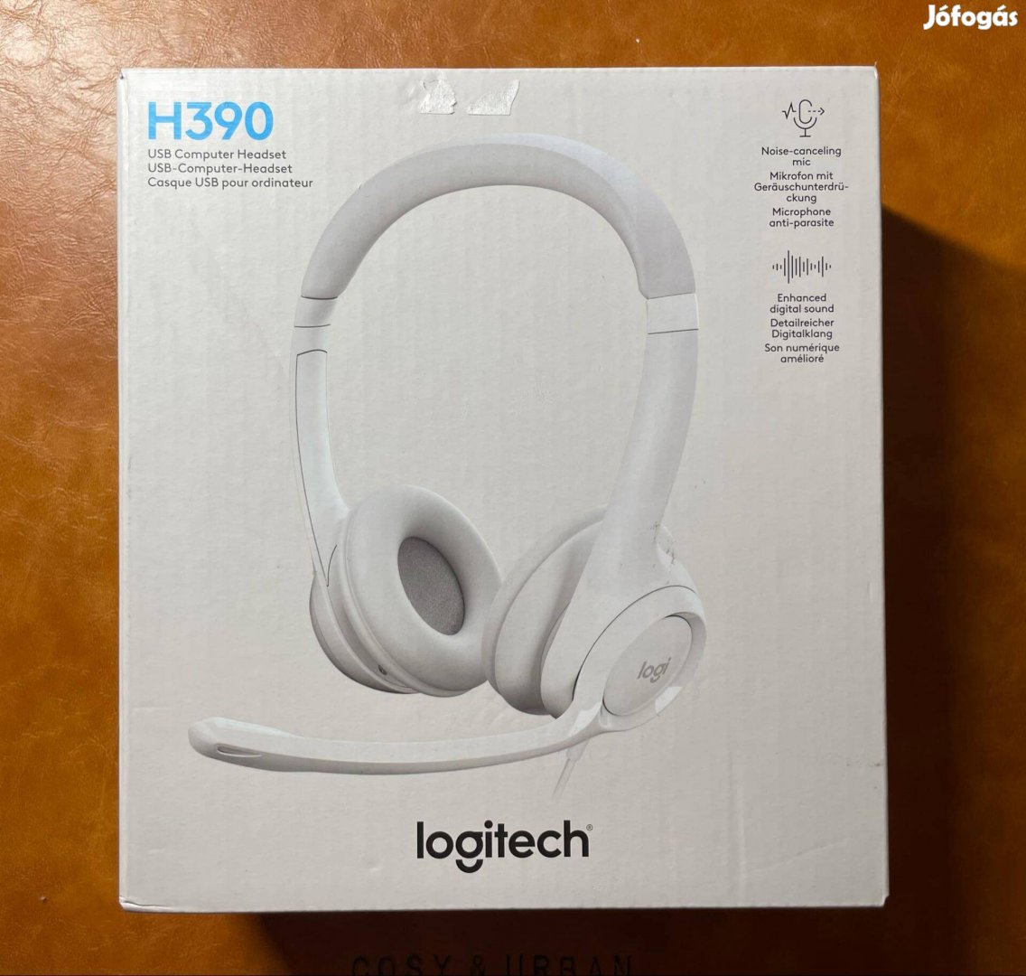 Logitech H390 vezetékes fejhallgató / Újszerű / Számla + Garancia