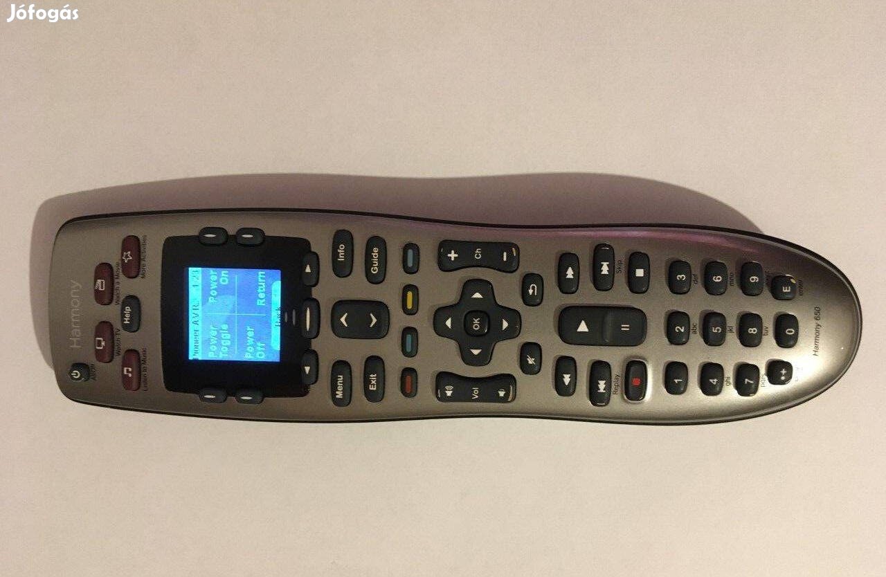 Logitech Harmony 650 univerzális tanítható távirányító távkapcsoló táv ...