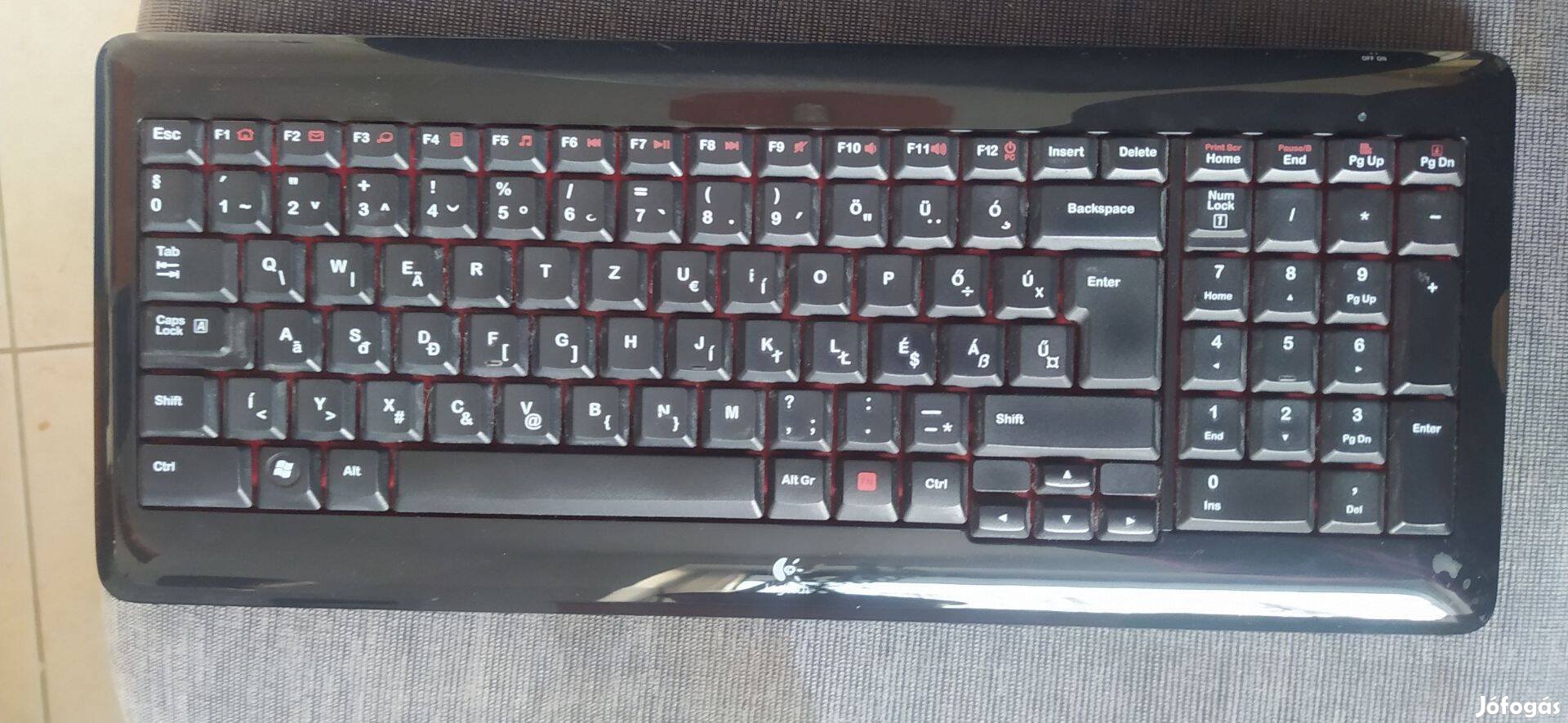 Logitech K340 vezeték nélküli billentyűzet