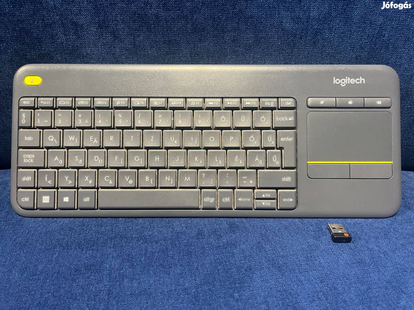 Logitech K400 Plus vezeték nélküli billentyűzet HUN