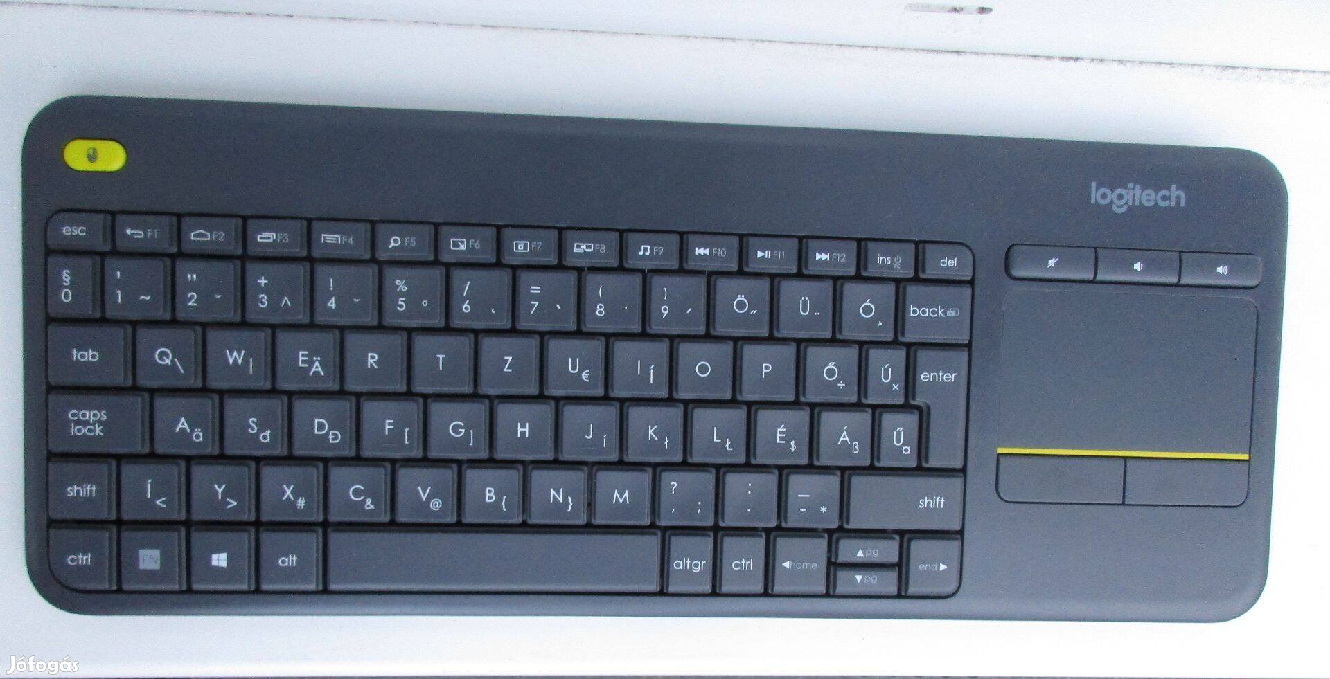 Logitech K400+ vezeték nélküli billentyűzet