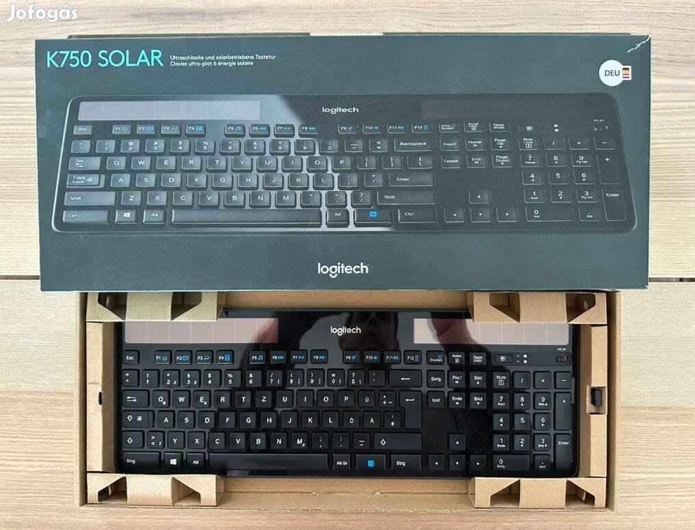 Logitech K750 Solar napelemes