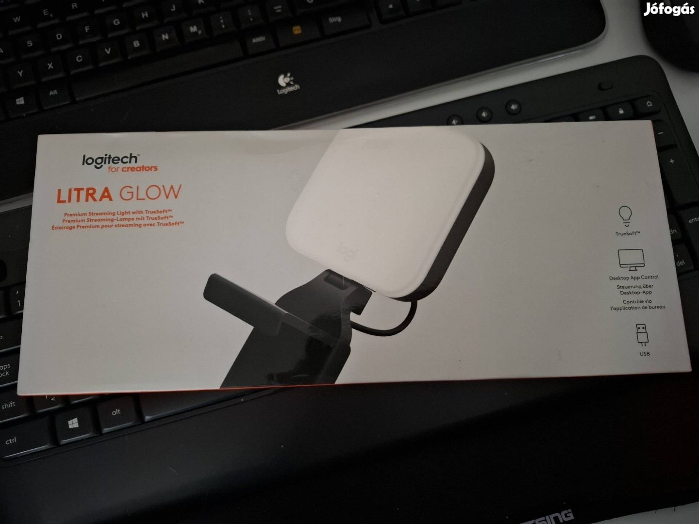 Logitech Litra Glow Studio lámpa / világítás 