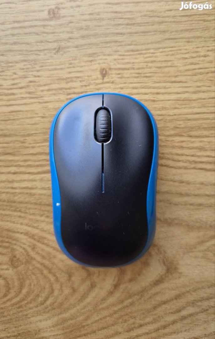 Logitech M185 vezeték nélküli kék egér