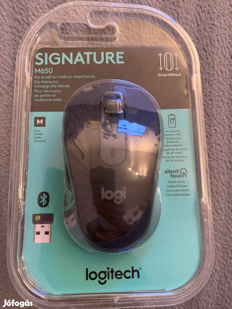 Logitech M650 vezeték nélküli egér eladó számlával, garanciális!