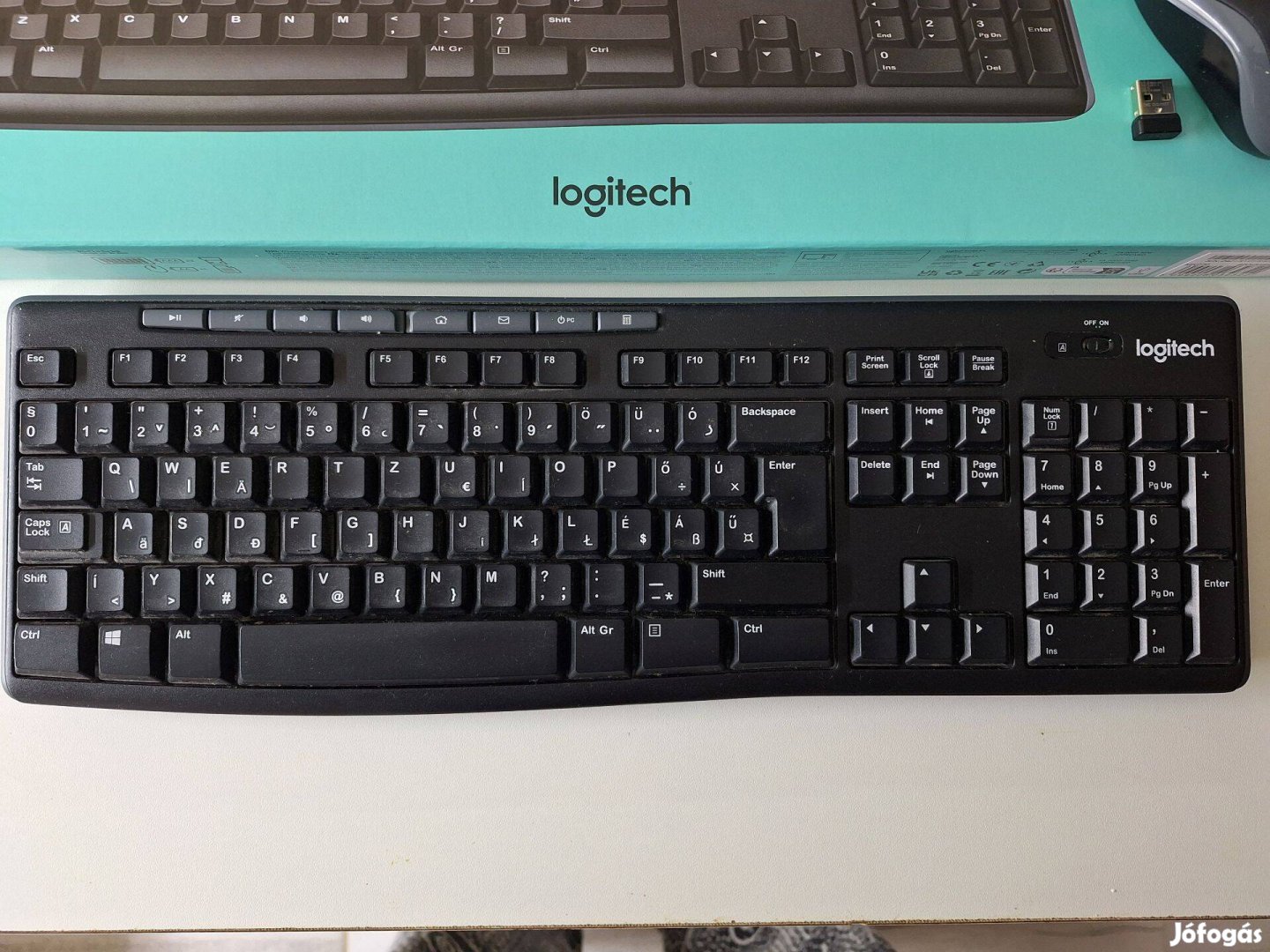 Logitech MK270 USB-s billentyűzet, egérrel olcsón eladó