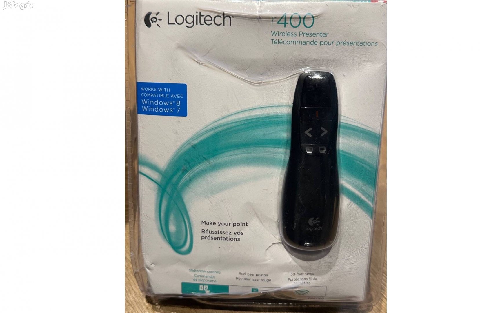 Logitech R400 vezeték nélküli bemutatóeszköz