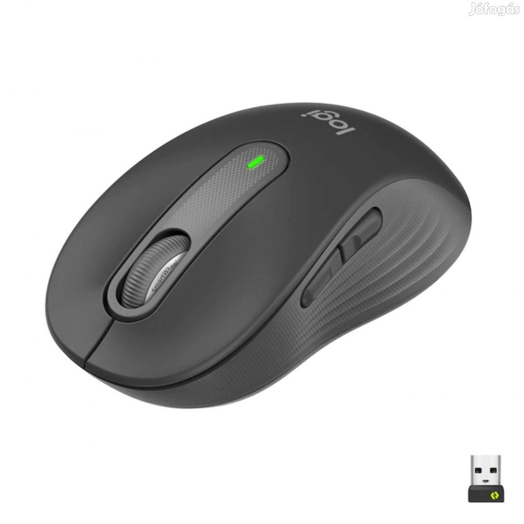 Logitech Signature M650 közepes vezeték nélküli egér, Új,1 év garancia
