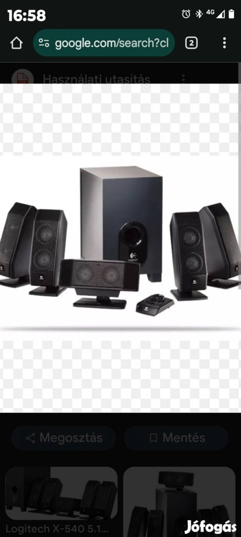 Logitech X540 aktív hangfal 