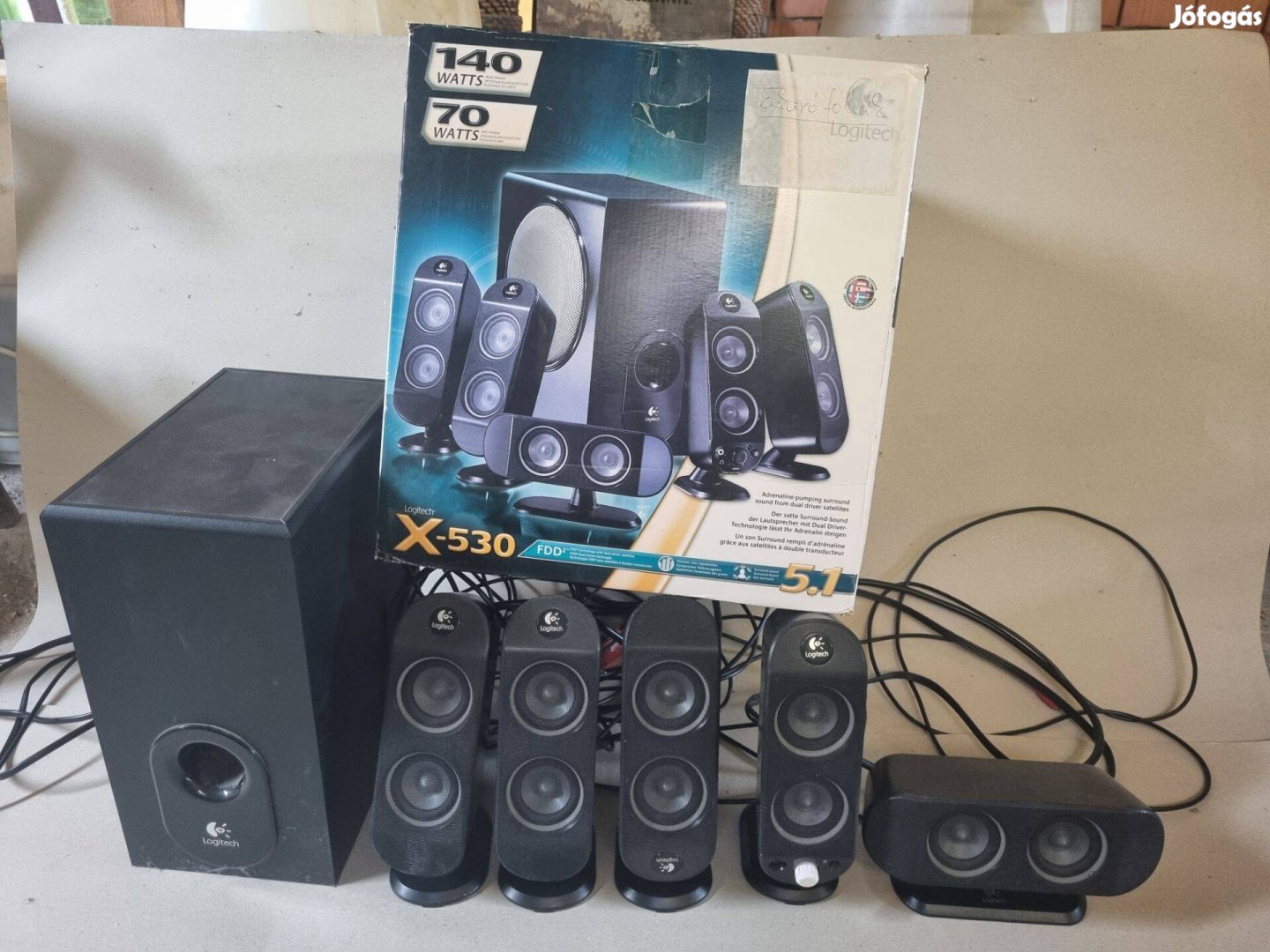 Logitech X-530 Hibás