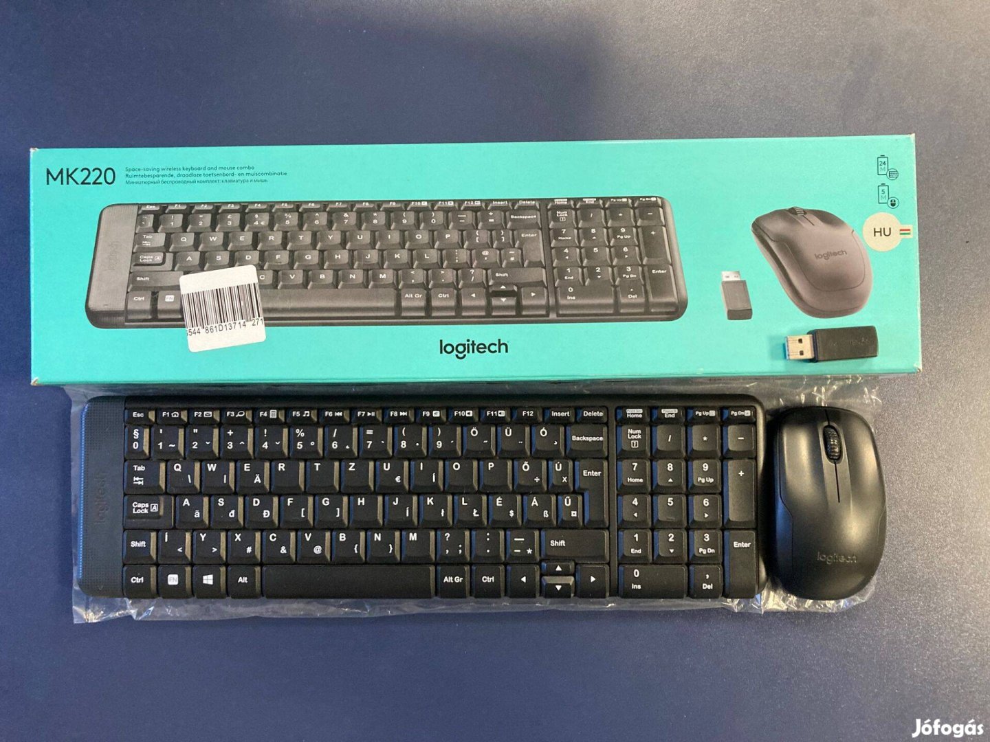 Logitech billentyűzet + egér (MK220)