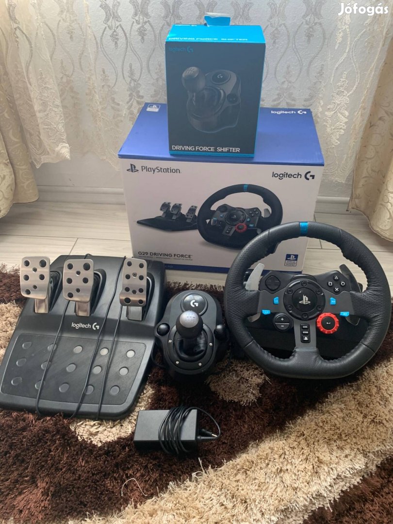 Logitech g29 kormány+váltó+pedál 