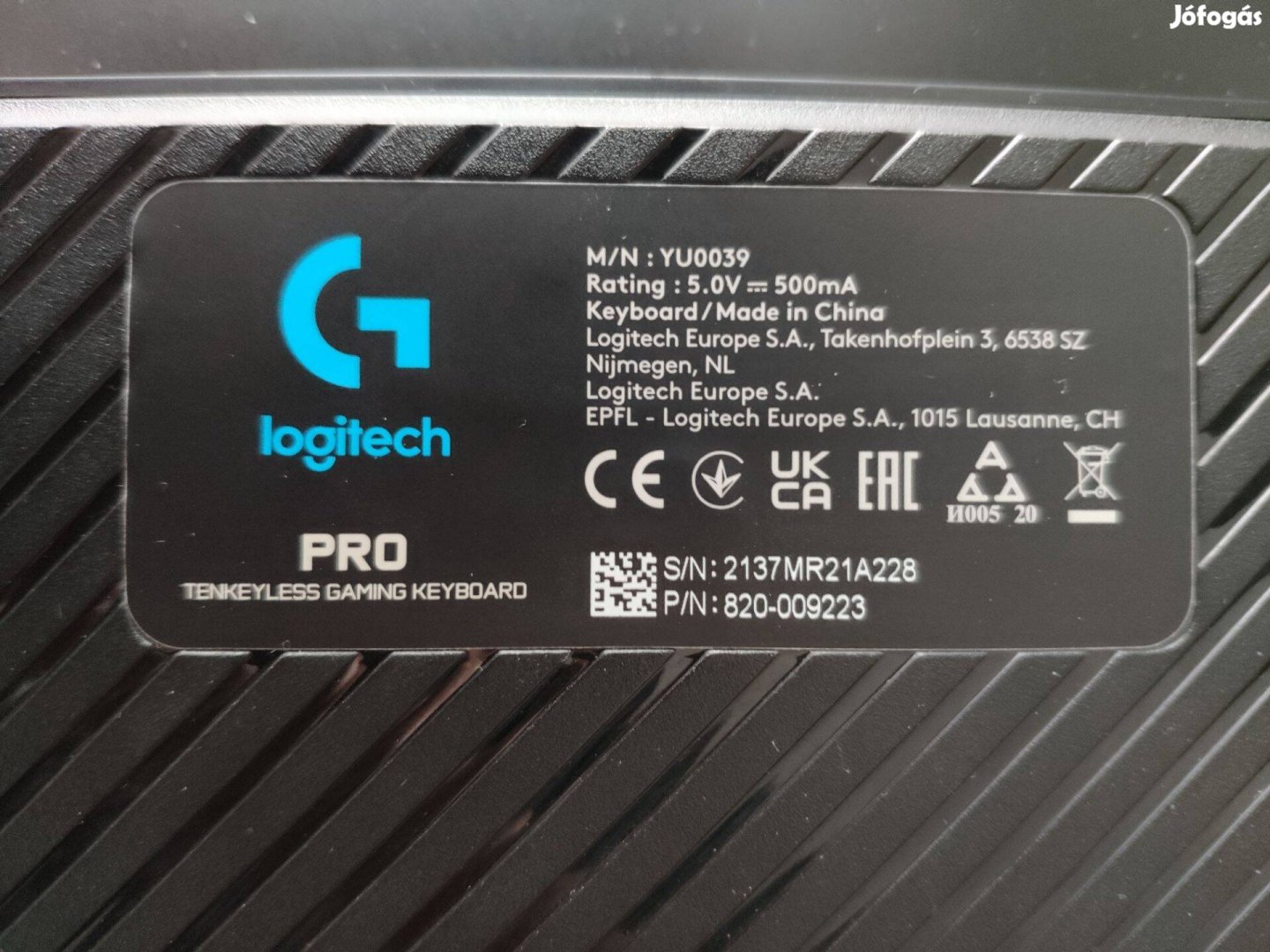 Logitech játék billentyűzet