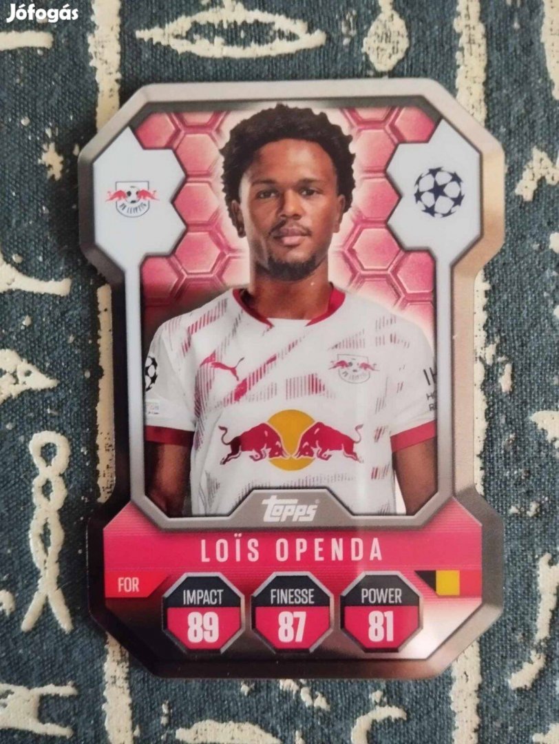 Lois Openda (RB Leipzig) Shield Pajzs Bajnokok Ligája 2024/25 kártya