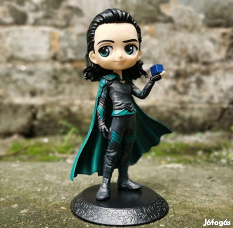 Loki Marvel figura tortadísz asztali dísz 15 cm Új Készleten rajongókn