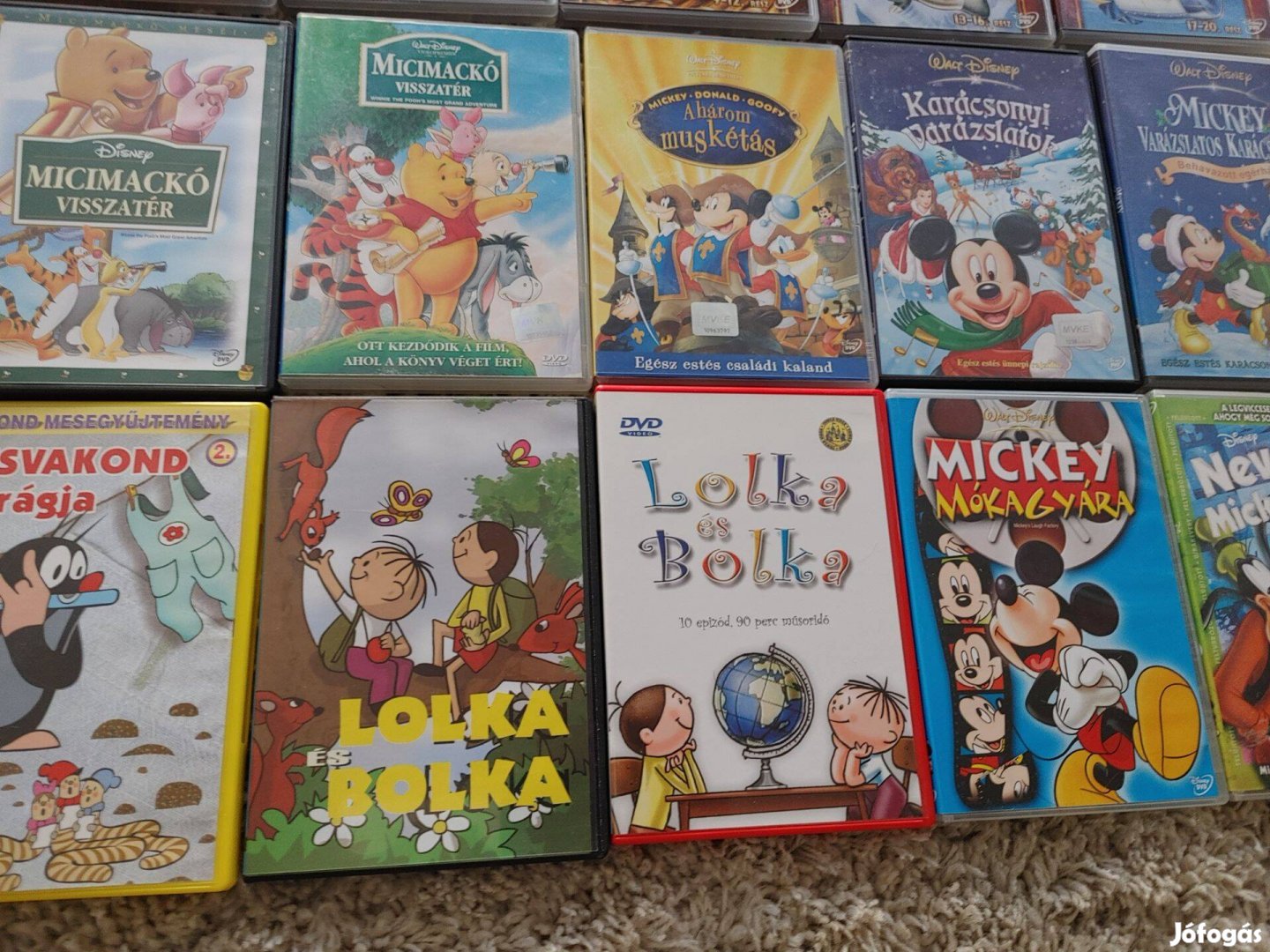 Lolka és Bolka DVD filmek (2db)