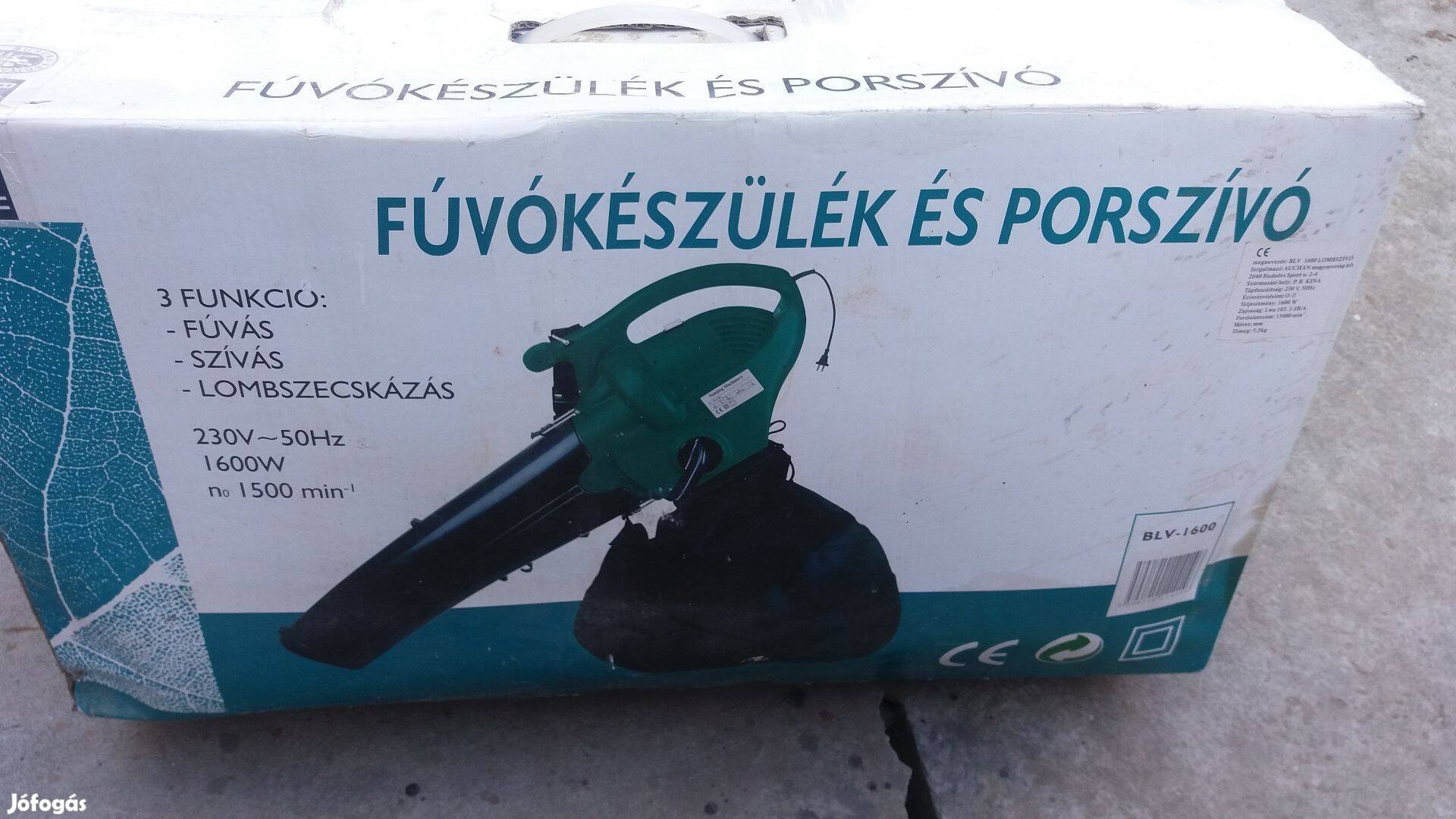 Lomb fúvókészülék és porszívó