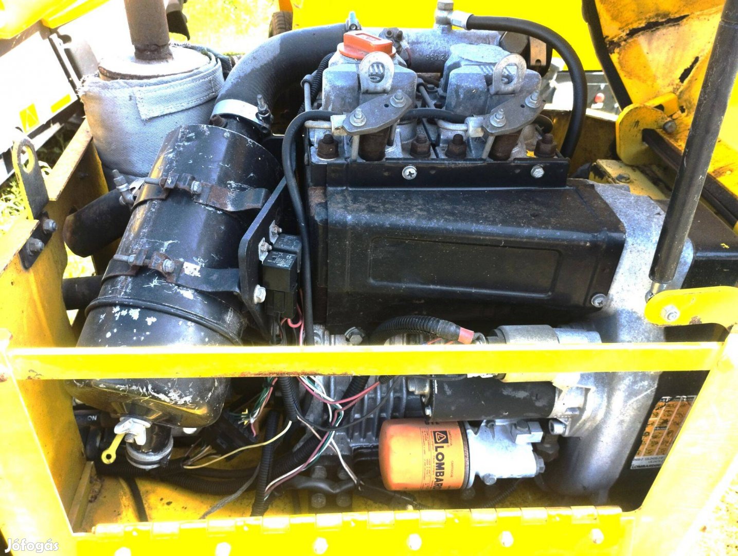 Lombardini kéthengeres léghütéses motor 15,5Kw