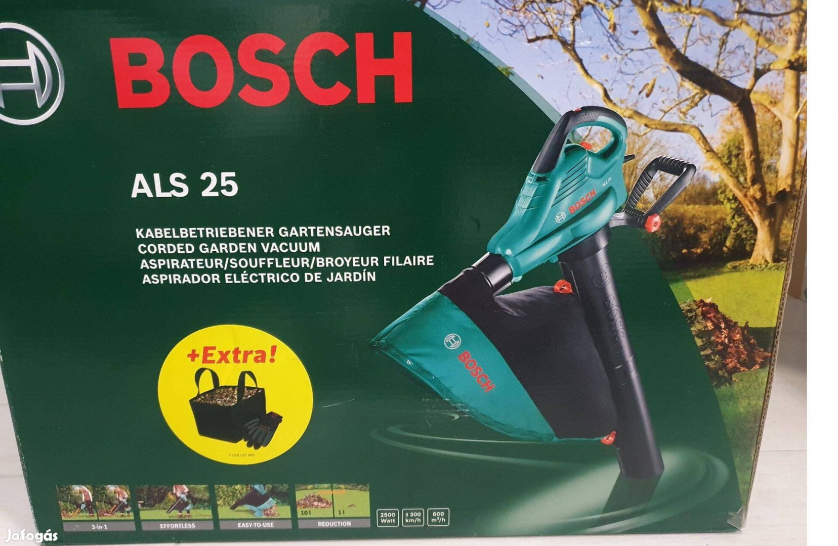 Lombszívó és fújó Bosch ALS 25