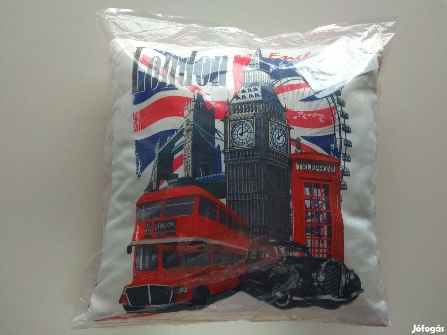 London England Anglia angol brit Britannia párna 40x40 cm bontatlan új