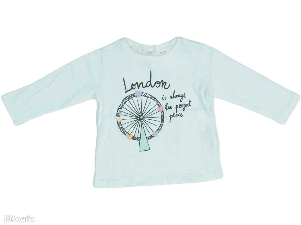 London Új (címkés) Lány Hosszú ujjú felső (Méret: 80)
