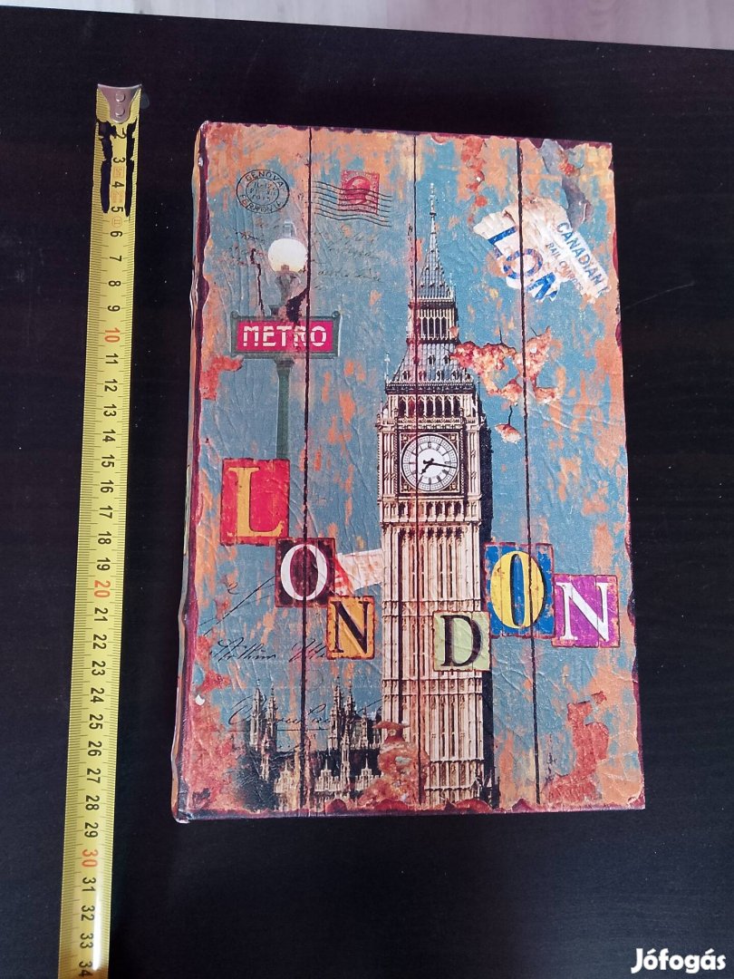 London ékszer,óra tartó bőrdoboz