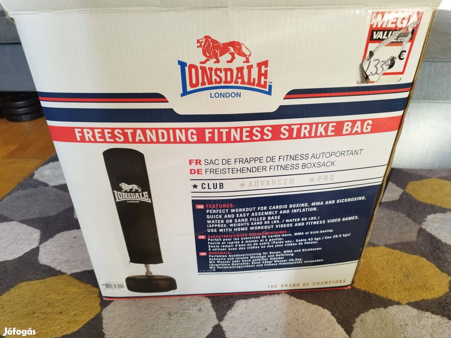 Londsdale Fitness striking bag "Boxzsák"