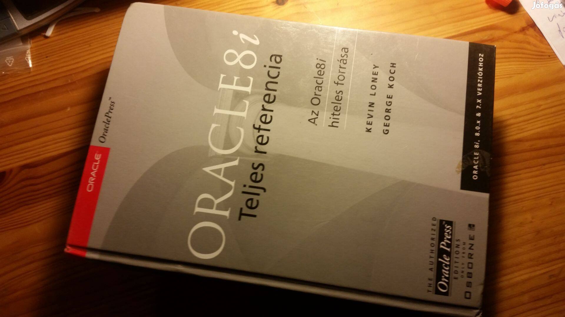 Loney-Koch: Oracle 8i -Teljes referencia -Az Oracle8i hiteles forrása