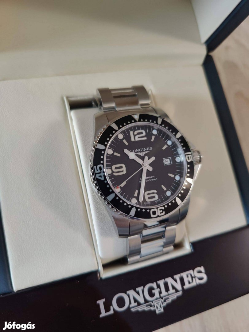 Longines Hydroconquest 44mm Fekete - L3.841.4