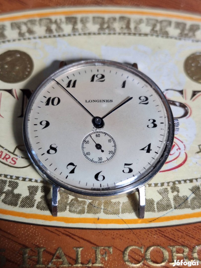 Longines acél karóra Art'deco tokban