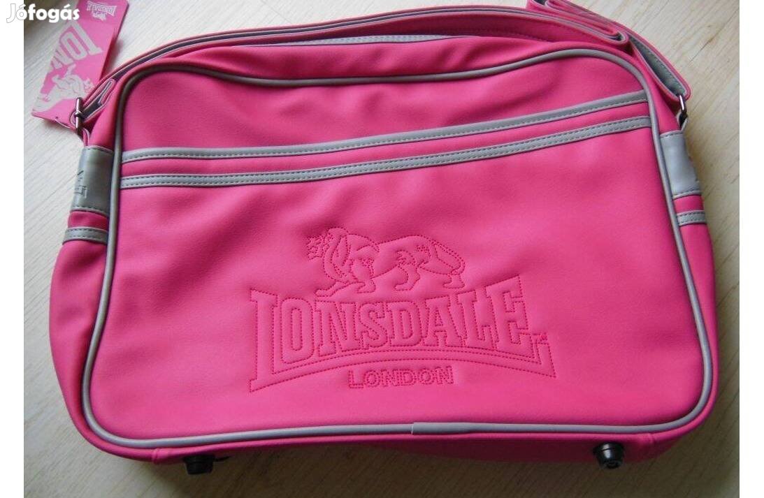 Lonsdale pink oldal táska, alkalmas iskolába is. Új! Teljesen új, igén
