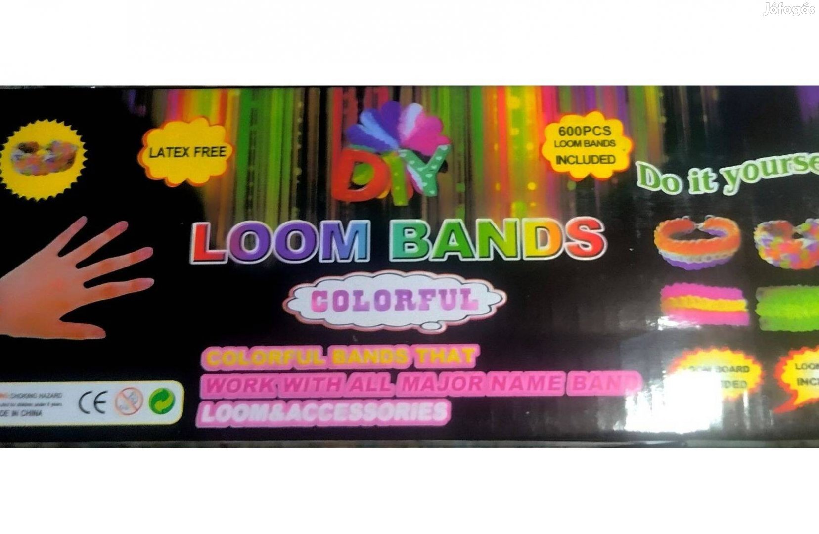 Loom Bands gumikarkötő készítő kezdő készlet paddal Új(Siófok