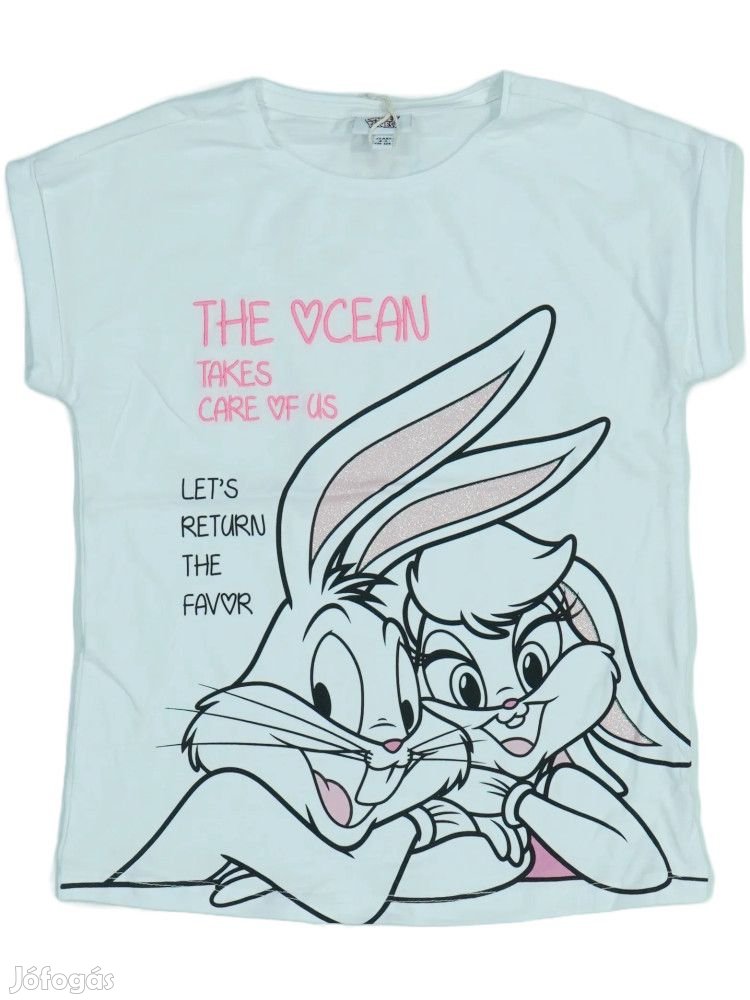 Looney Tunes Új (címkés) Lány Póló (Méret: 134)