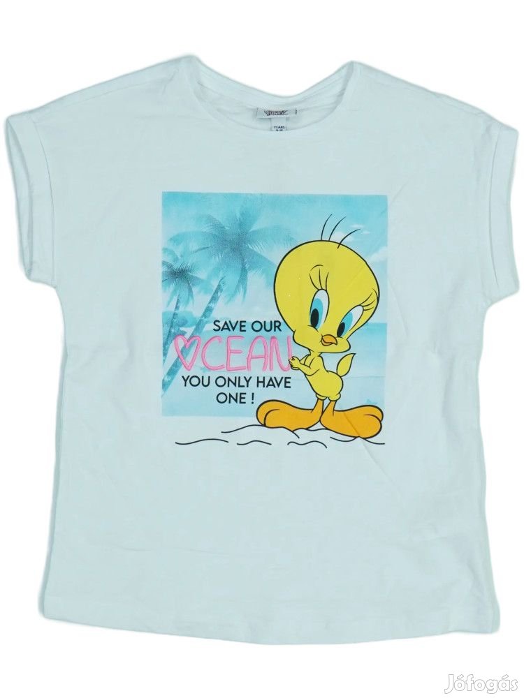 Looney Tunes Új (címkés) Lány Póló (Méret: 140)