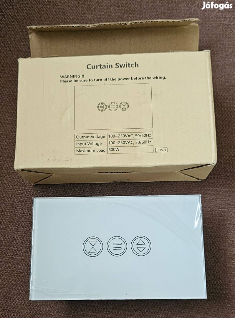 Loratap redőnykapcsoló WIFI, Fehér