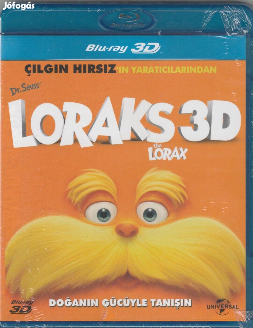 Lorax 3D Blu-Ray (bontatlan)