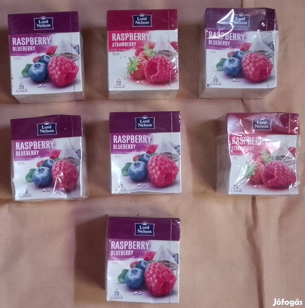 Lord nelson raspeberry blueberry 20 x 2.1 tea filterek 7 darab