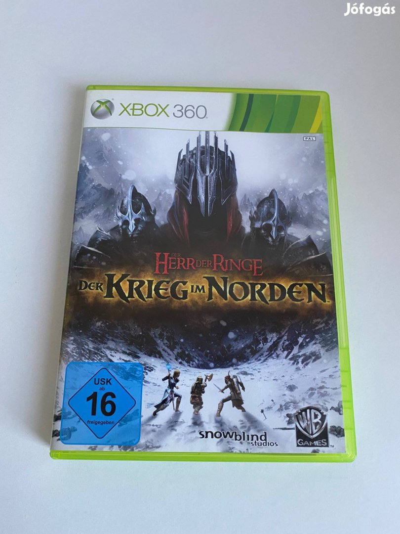 Lord of the Rings War in The North Gyűrűk Ura Xbox 360 Játék