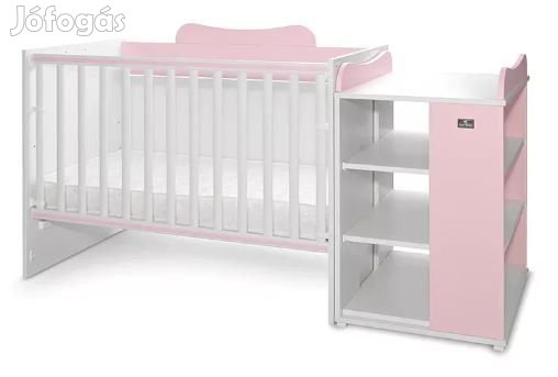 Lorelli Multi kombi ágy 190x72 - White Orchid Orchid Pink